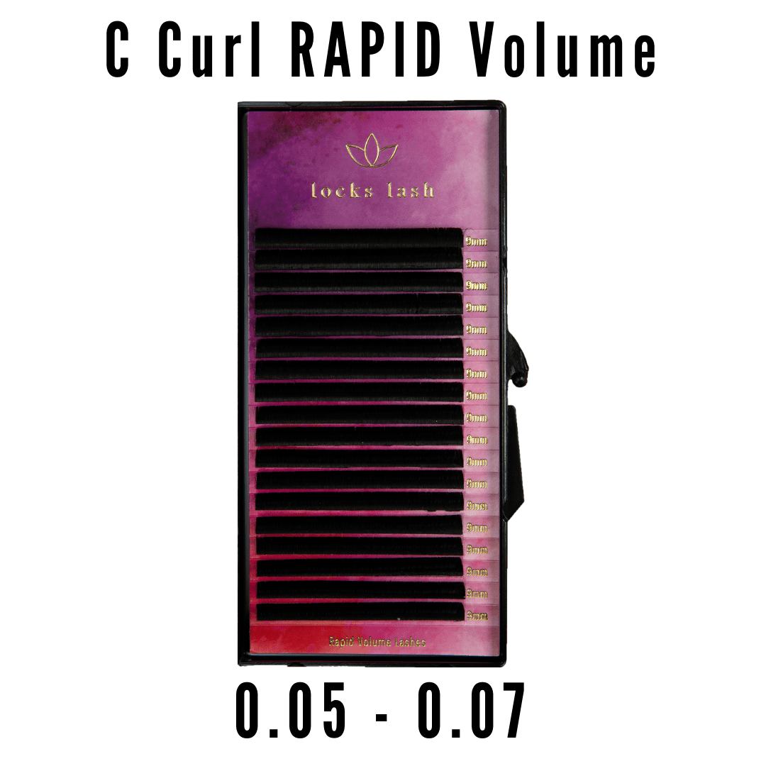 RAPID Volume C Curl Lash Tray | Volume Eyelash Extensions