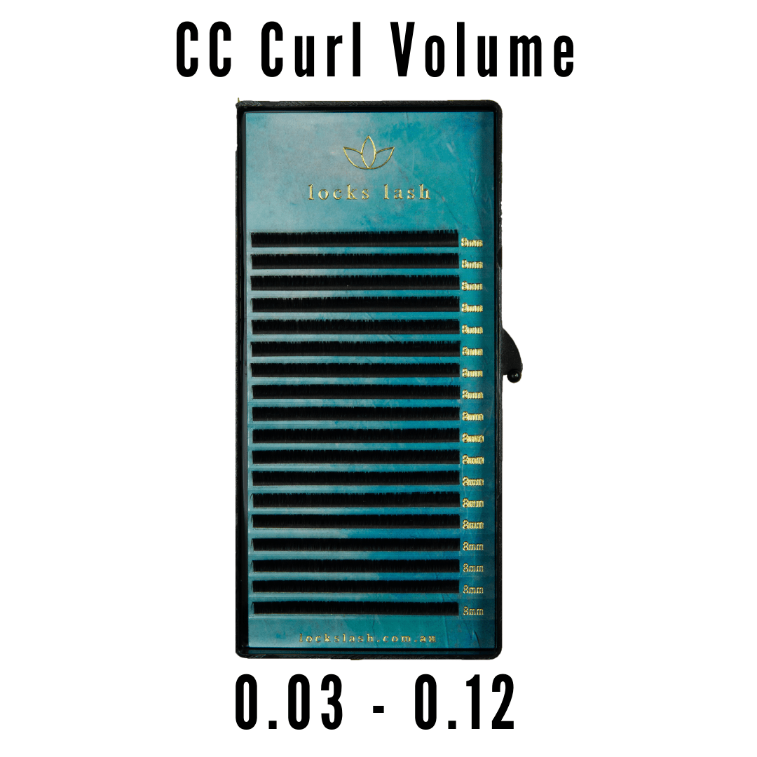 CC Curl Volume Single Length Lash Trays | Volume Eyelash Extensions