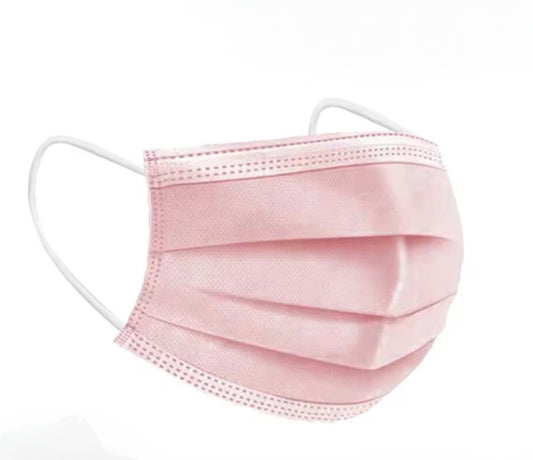 Surgical Mask - Pink - 50pc